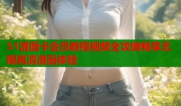 51漫画卡会员教程视频全攻略畅享无限高清漫画体验