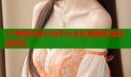 51漫画动漫小说平台全彩更新极速阅读体验