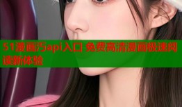 51漫画汅api入口 免费高清漫画极速阅读新体验