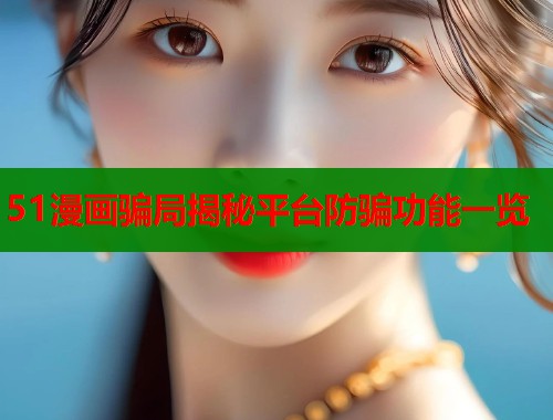 51漫画骗局揭秘平台防骗功能一览